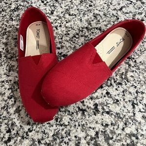 Toms Red Shoes - Women’s